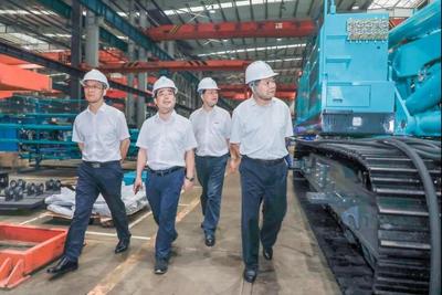 中水八局副總經(jīng)理鄧文明一行到訪山河智能，共探公路工程建筑合作新篇